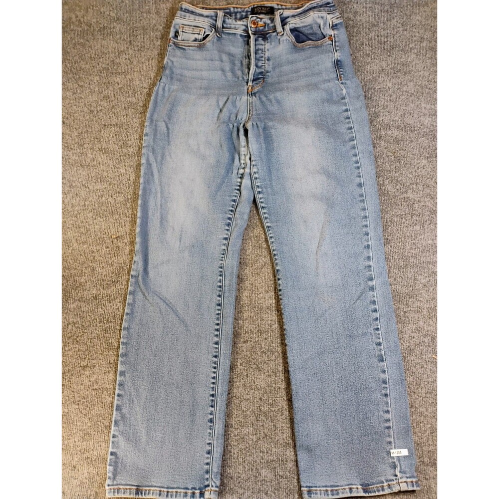 Judy Blue Womens Jeans Size 11/30 Light Wash Straight Leg Denim Casual Pants